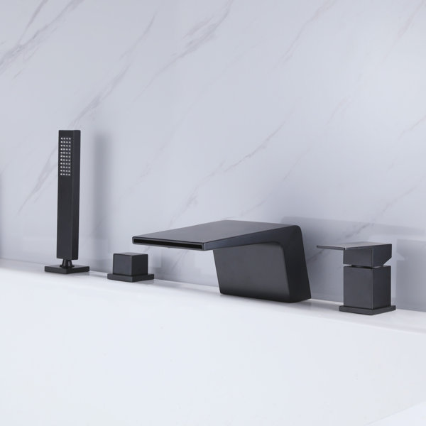 Knb Solution Single Handle Deck Mounted Tub Faucet Wayfair